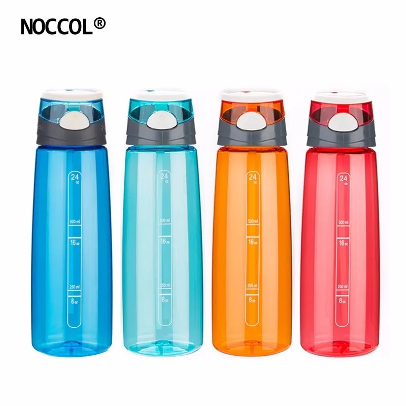 

NOCCOL Healthy 700ML Leak Proof Water Bottle Eco-Friendly PP Outdoor Sport Adults Colord Drinkware Flask With Lid BPA free