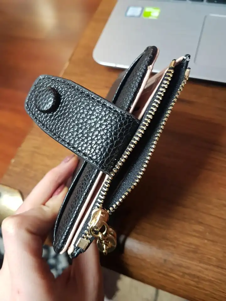 Women Girl Mini Tassel Short Wallet Coin Purse Credit Card Holder Organizer Pocket Classic Solid Purses New Fashion Wallets photo review