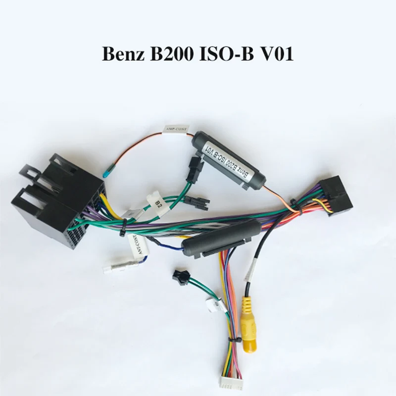 Кабель жгут проводов/ISO кабель для Benz B200 ISO-B V01 только автомобильного радио Android