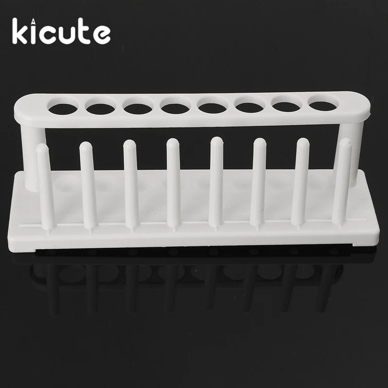 

Kicute 1pcs 8 Holes 20mm 240x80x70mm Lab Test Rack Plastic Centrifuge Tubes Rack Storage Station Laboratory Education Supplies