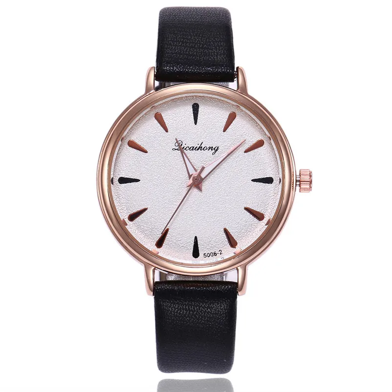 NEW Women's watches brand luxury fashion ladies watch Leather Band Analog Quartz Round Wrist Watch clock relogio feminino Y31 (8)