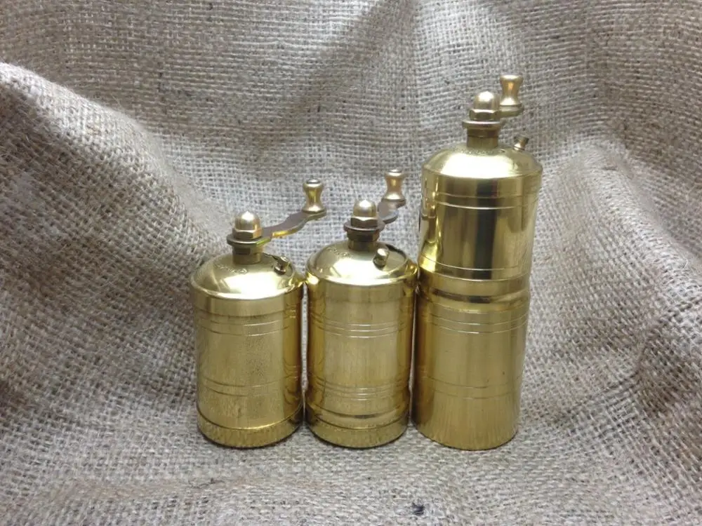 

brass pepper spice grinder , Made from brass 3 size handmade , lifetime use