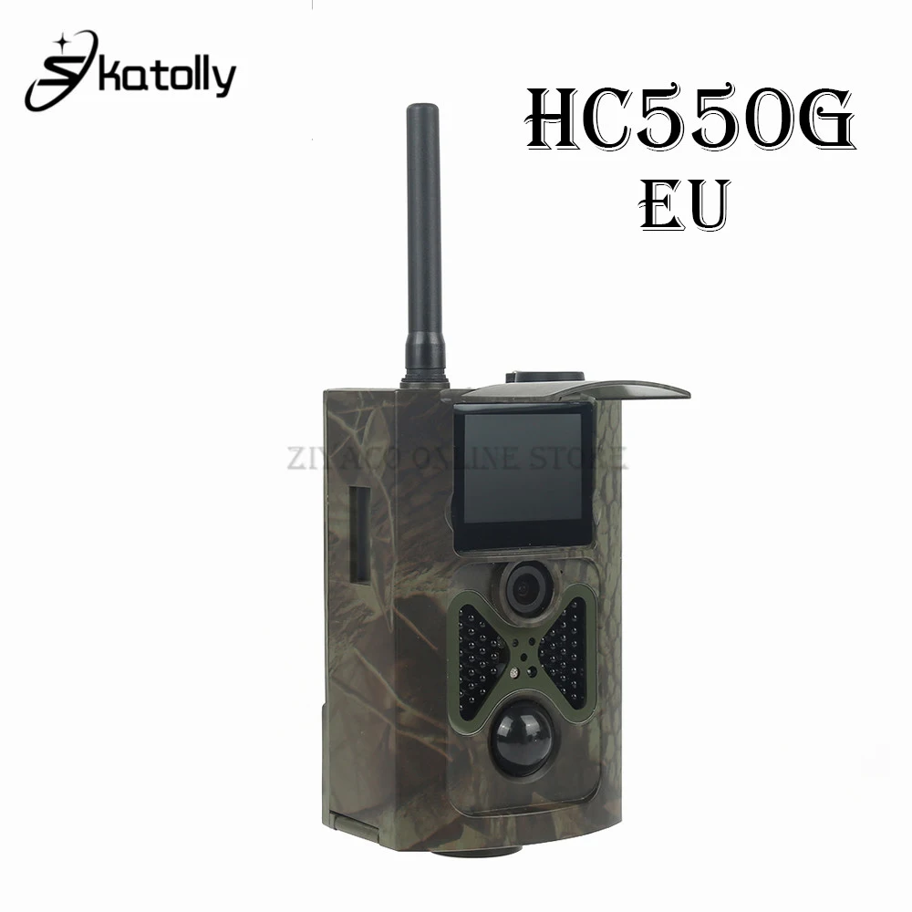 HC300M HC550M охотничья камера 12MP GSM камера ночного видения инфракрасная камера охотника охотничья фото ловушка игра chasse камера - Цвет: HC550G   EU