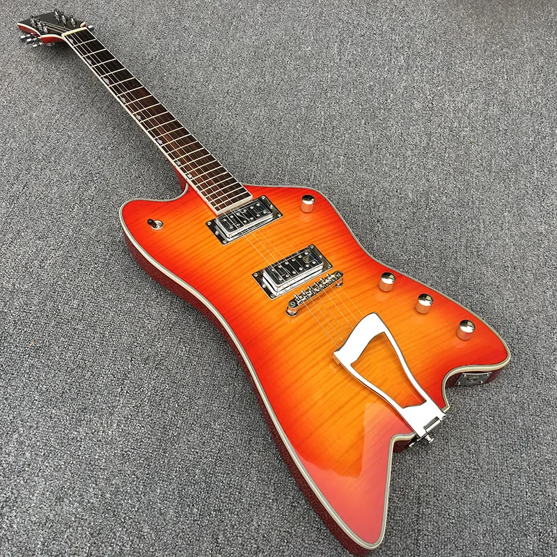 

Galilee 6 string electric guitar,Quality assurance,Large black flower,Black accessories.Real photos!free shipping!!