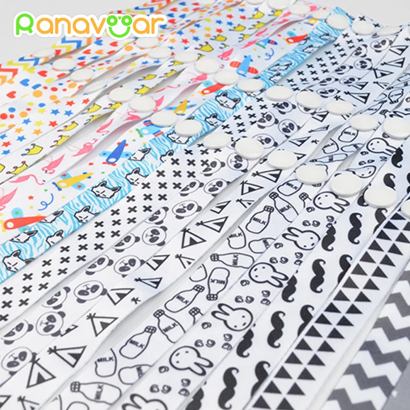 New Adjust Baby Pacifier Clip Chain Ribbon Holder Chupetas Soother Pacifier Clips Leash Strap Nipple Holder For Infant Feeding