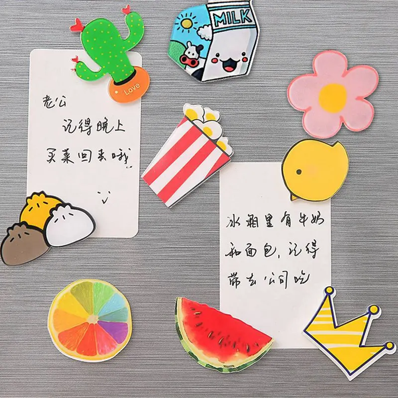 

Creative Cartoon Home Message Sticky Notes Kitchen Fridge Magnet Sticker 1 Pcs
