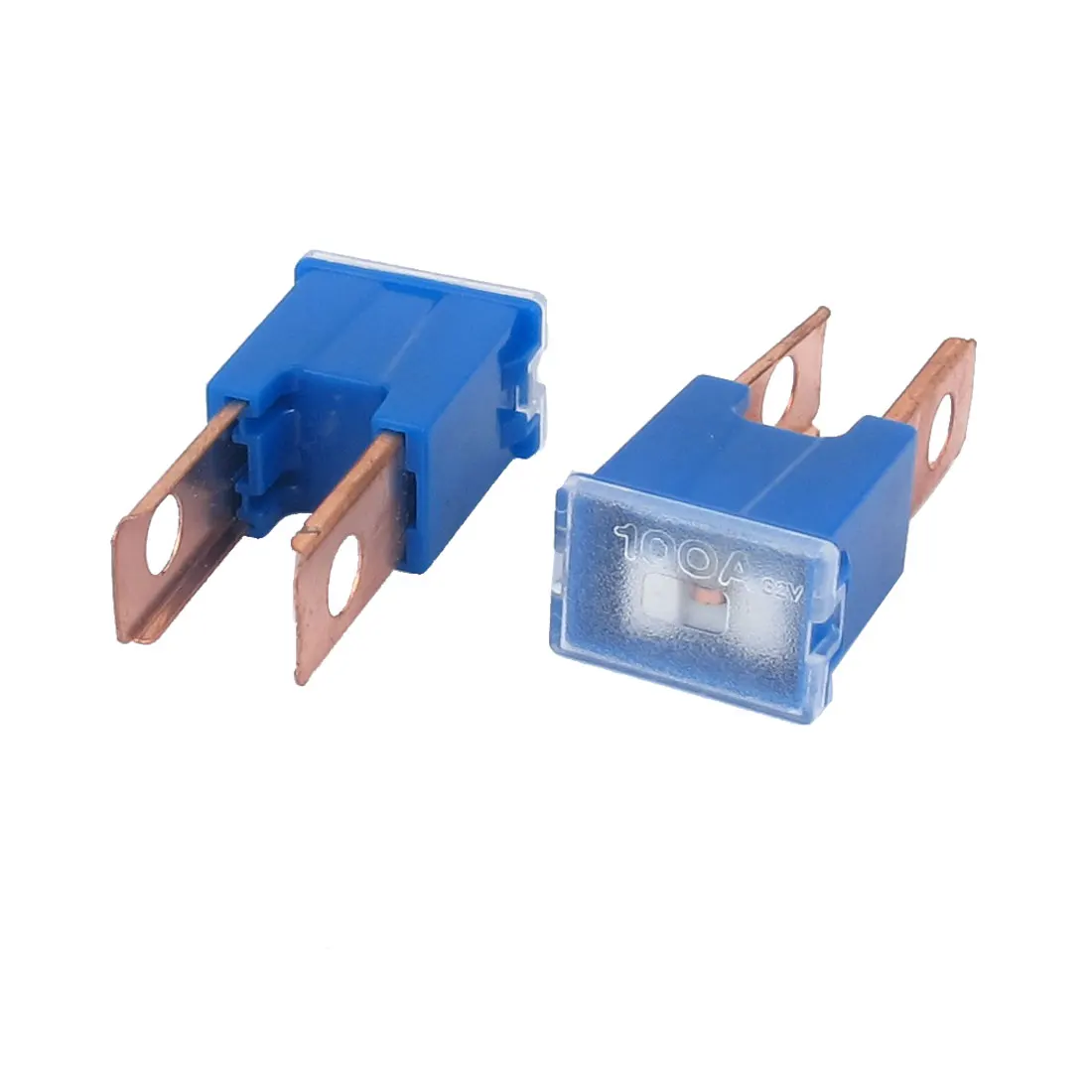 X Autohaux Авто 100A 32V Male Pal 2 прямые лезвия плавкий предохранитель синий шт|pal fuse|fuse palfuse