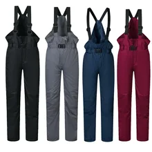 Новинка; для мальчиков и девочек; для спорта на открытом воздухе; треккинговые лыжные брюки; ветрозащитные; водонепроницаемые; теплые зимние детские брюки для сноуборда;-30 градусов