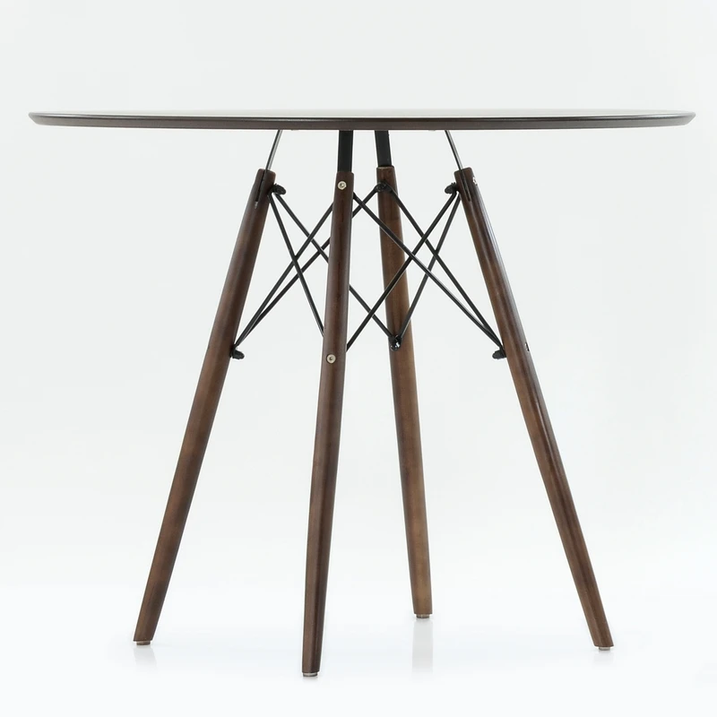 T8Sp80Brown Barneo T-8 القشرة الداخلية عشاء الجدول طاولة بار أثاث المطبخ طاولة طعام اللون البني شحن مجاني في روسيا