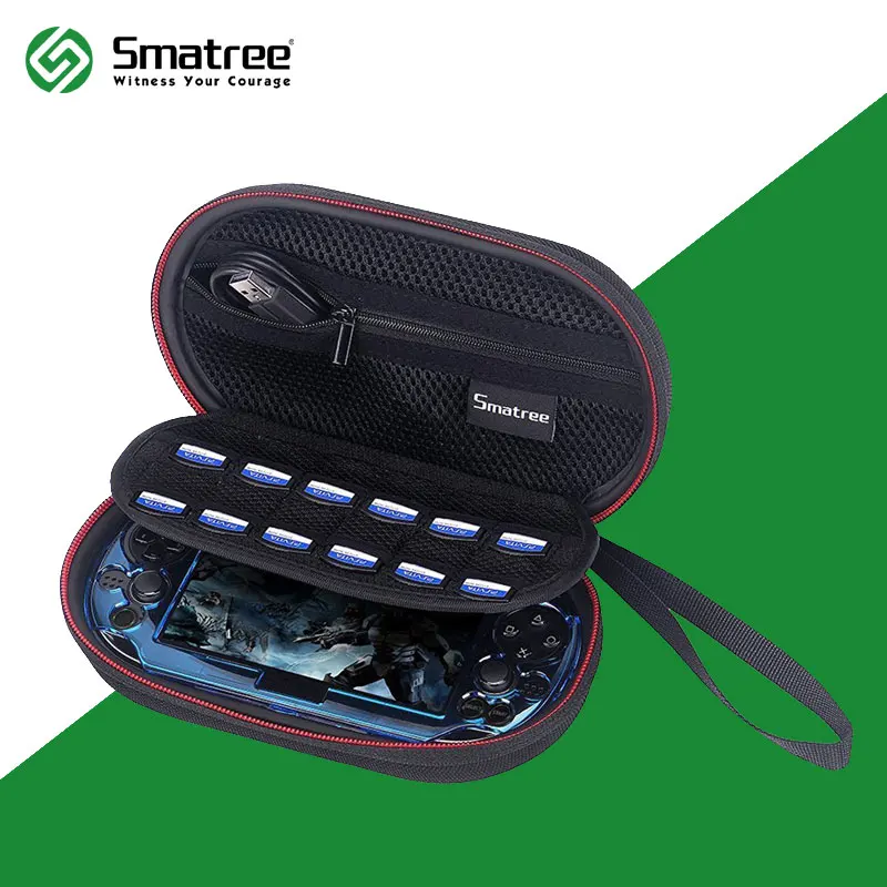 Smatree P100L Carrying Case for Sony Playstation PS Vita 1000, PSV 2000 with Cover for Gifts EVA waterproof Anti-shock Hard Bag цена Smatree P100L Carrying Case for Sony Playstation PS Vita 1000, PSV 2000 with Cover for Gifts EVA waterproof Anti-shock Hard Bag цены онлайн