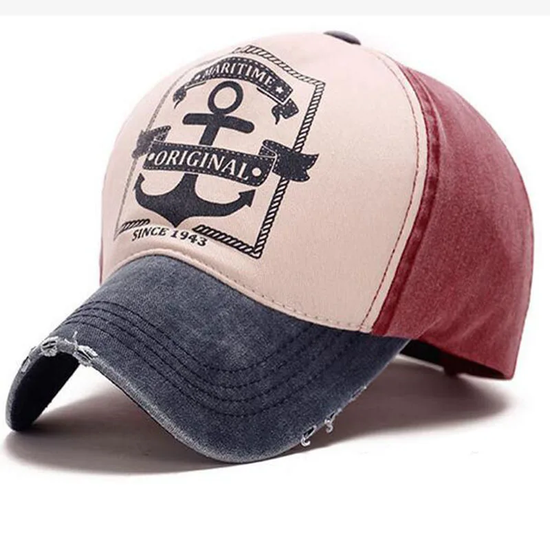 Seioum wholesale Cotton Wash Baseball Cap Vintage Casual Hat Snapback