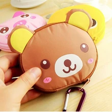 Новая мультяшная печать Складная Нейлоновая Экологичная многоразовая хозяйственная дорожная сумка для хранения продуктовая сумка 5 шт./лот