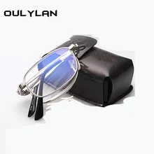 Oulylan, складные очки для чтения, мужские и женские, полностью Металлическая оправа, складные очки для дальнозоркости+ 1,0+ 1,5+ 2,0+ 2,5+ 3,0+ 3,5+ 4,0
