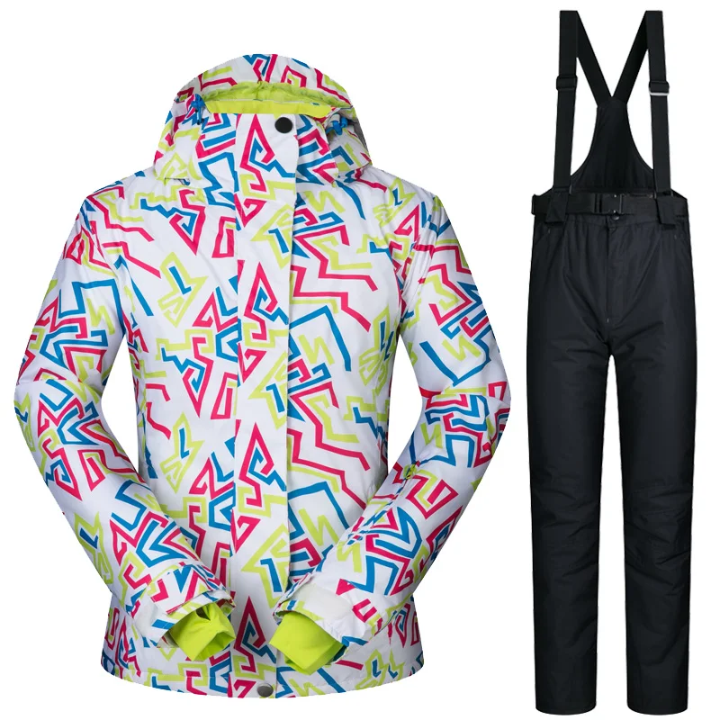

2018 Winter Ski Suit Women Waterproof Snow Jacket Women Snowboard Suits Skiing and snowboarding Snow Clothes Windproof Brands