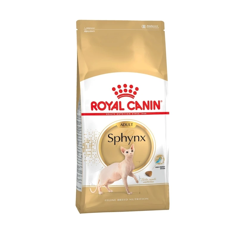 Royal Canin Sphynx Adult корм для кошек породы сфинкс старше 12 месяцев, 2 кг