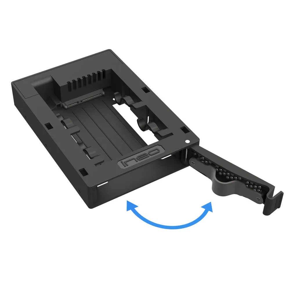 Ineo без инструментов SATA HDD Монтажный адаптер кронштейн для 2,5 дюймов до 3,5 дюймов SATA SSD жесткий диск конвертер [3543]