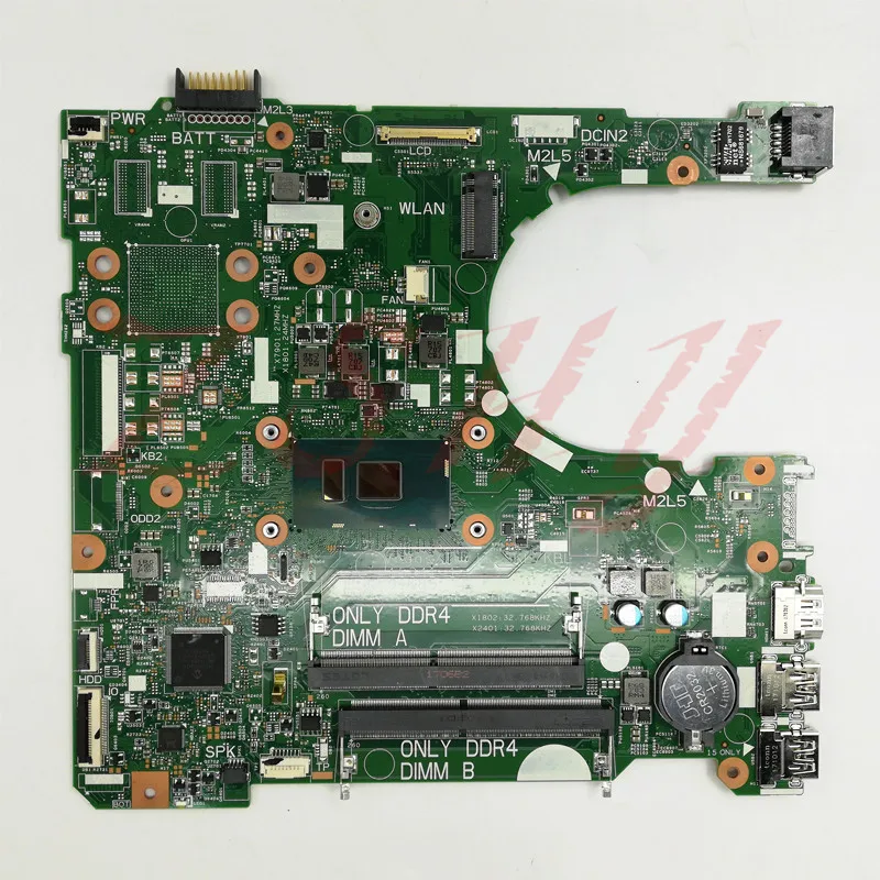 Семейная материнская плата для ноутбука DELL 3568 с процессором SR2ZU i5 DDR4 15341 1 91N85 0DKK57