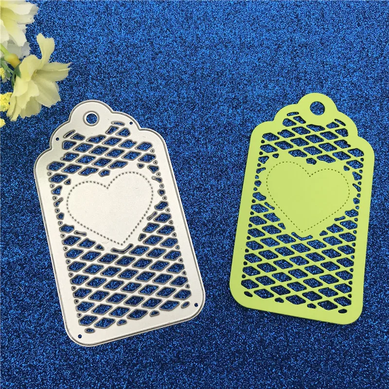 

Metal Cutting Dies cut Love Heart Frame Stencil for DIY Scrapbooking Album Embossing Paper Cards Deco Crafts Die