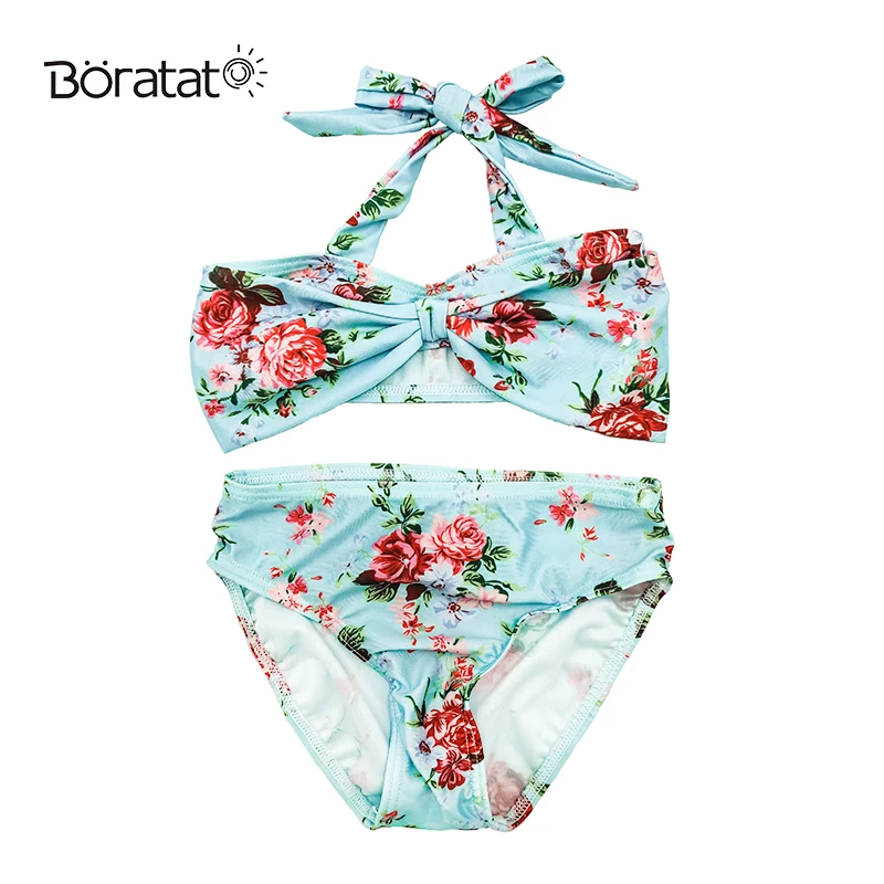 Cute Baby Girls Bikini Set Flower New Newborn Toddler Infant Kids Two
