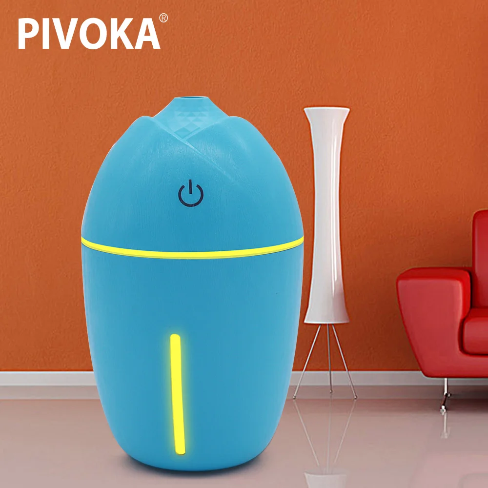 

PIVOKA Mini Air Humidifier Essential Oil Diffuser Aromatherapy Umidificador Huile Mist Maker Car and Home Humidificador 078