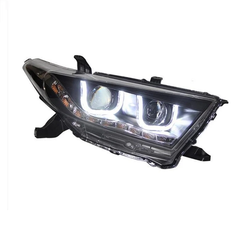 

Headlights Assembly Cob Drl Accessory Assessoires Neblineros Para Auto Daytime Running Car Led Lights For Toyota Highlander