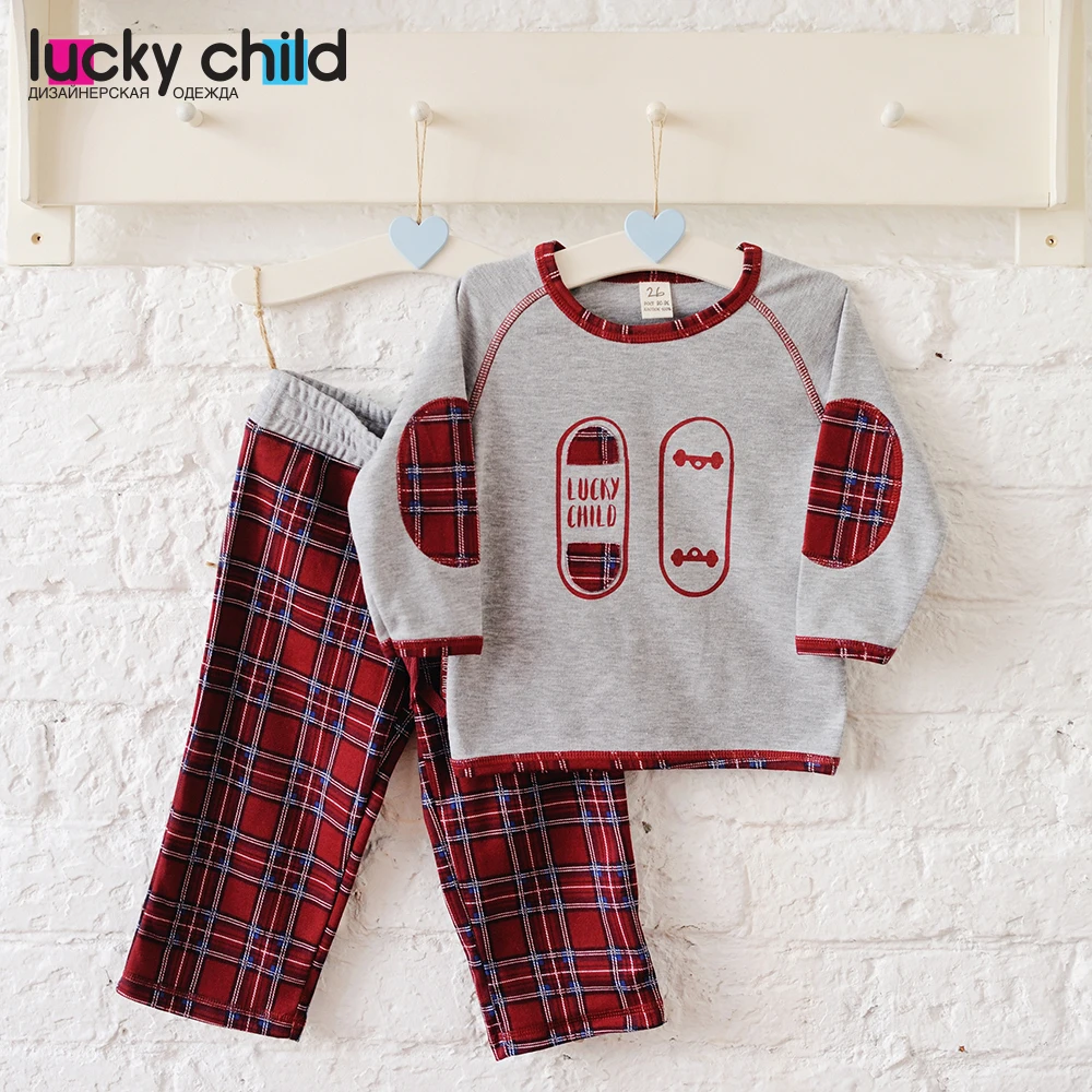 Пижама Lucky Child для мальчиков и девочек 3T 8T [сделано в России доставка от 2 х