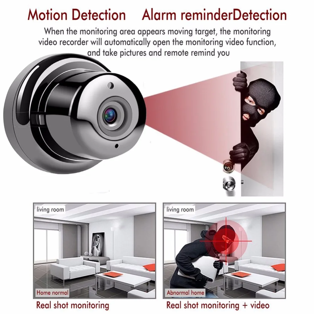 Skup Kruiqi panoramiczna kamera IP Wifi 960P super szeroki kąt bezprzewodowa kamera przemysłowa z IR Night Vision i detekcją ruchu