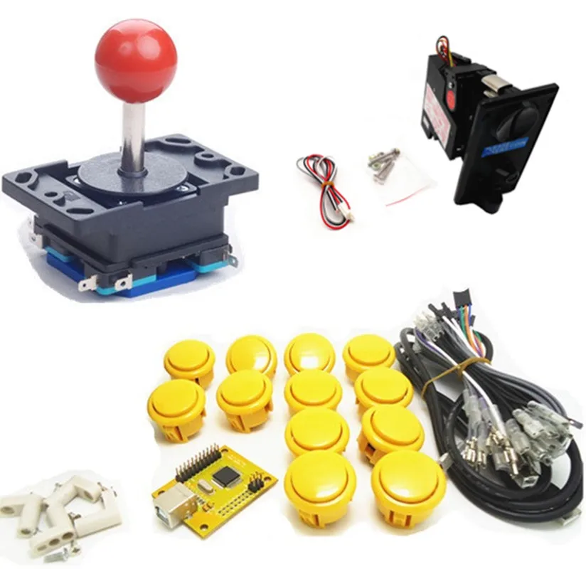 1 комплект из одной монеты одного игрока PC/PS 3 джойстика контроллера USB в Jamma
