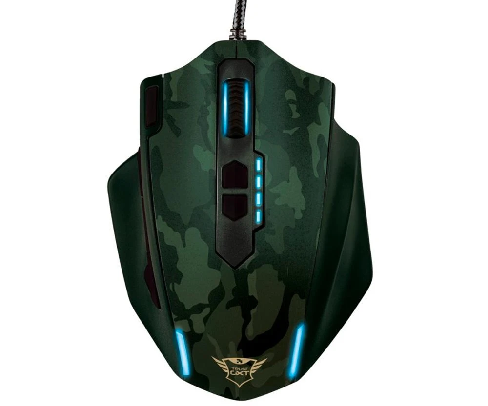 Trust Gxt 155 Camouflage Green Mouse Caldor Gaming Mouse 4000 Dpi Mice Aliexpress