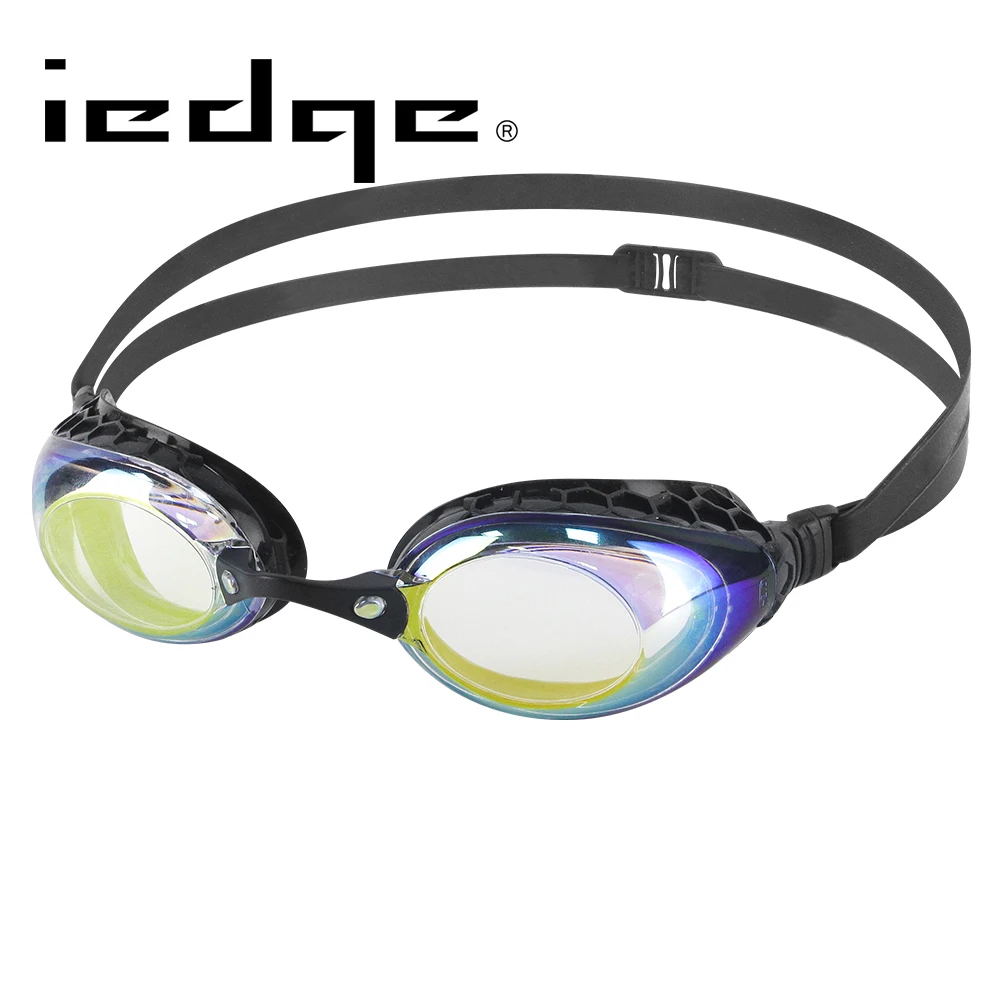Barracuda Iedge очки для плавания близорукость очки для плавания запатентованная Подушка/прокладка линзы с зеркальным покрытием#93590 очки