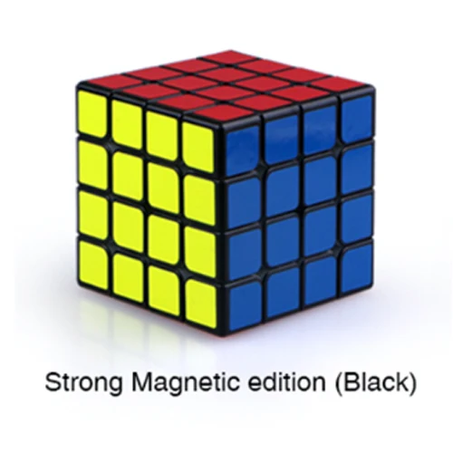 Valk 4 Valk4 M куб 4x4 60 мм магнитный скоростной Магнитный куб MoFangGe QiYi конкурсные Кубики Игрушки WCA головоломка волшебный куб на магнитах - Цвет: strong black