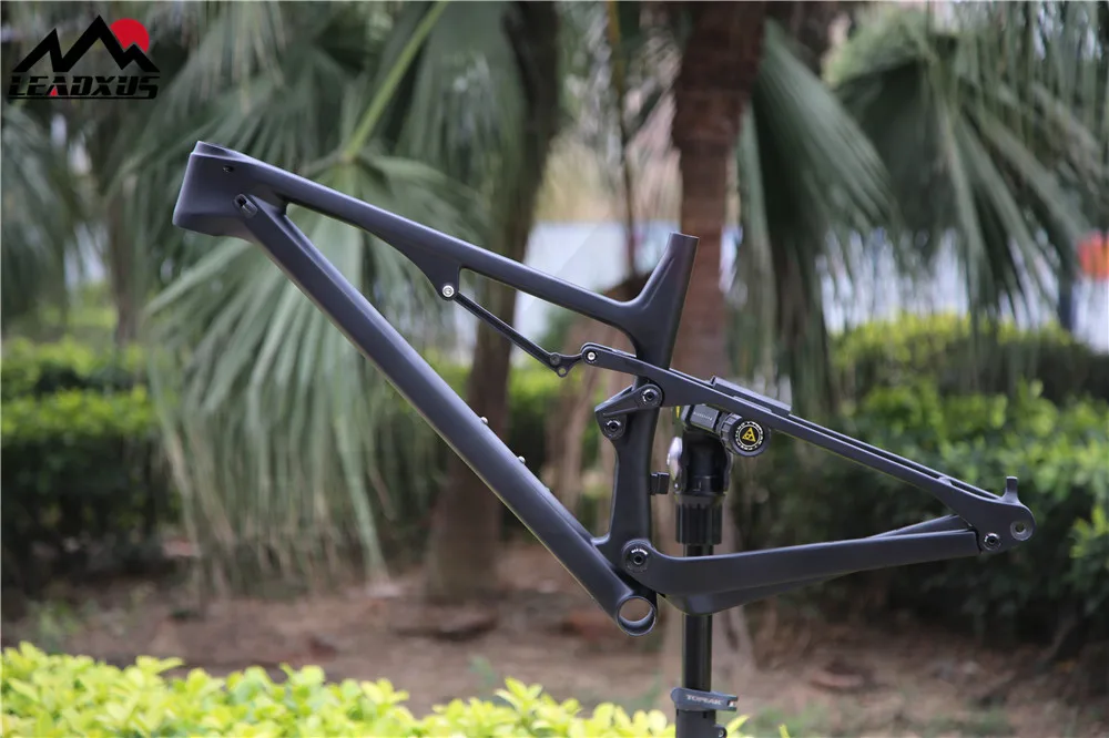 

LEADXUS CV400 2019 Newest 29er Suspension Bicycle Carbon Frame 29 Inch Suspension Carbon Fiber Bike Frame Size 15.5"/17.5"/19"