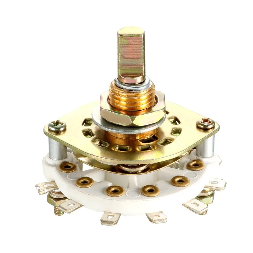 UXCELL 8/10/12Pin 1/2 Pole Switch 4/5/7/11 положение выберите стол однослойный диапазон