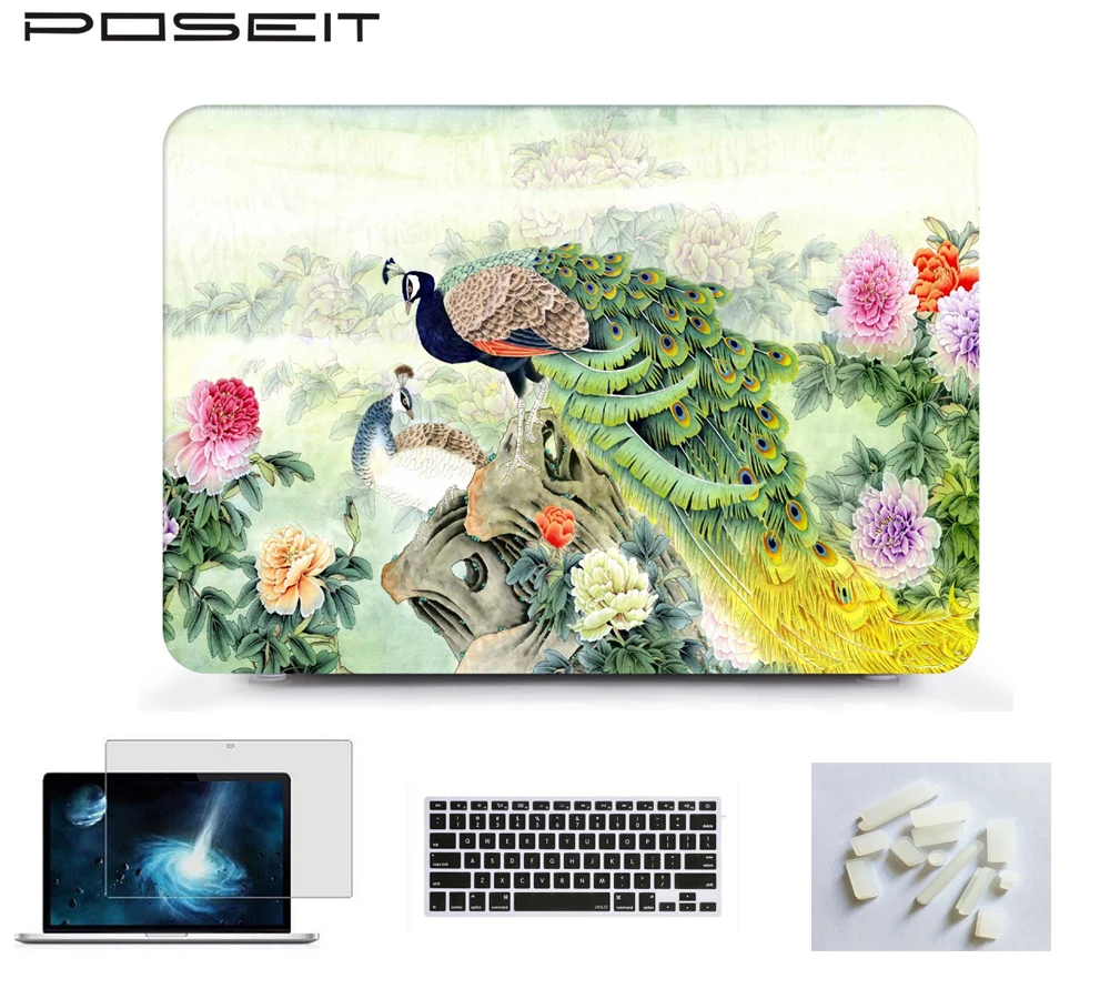 

Matte Hard Case Cover+Keyboard Cover+Screen protector+Dust Plugs For MacBook Air 11 13 Pro 13 15 Retina 12 13 15 ''Touch Bar 13