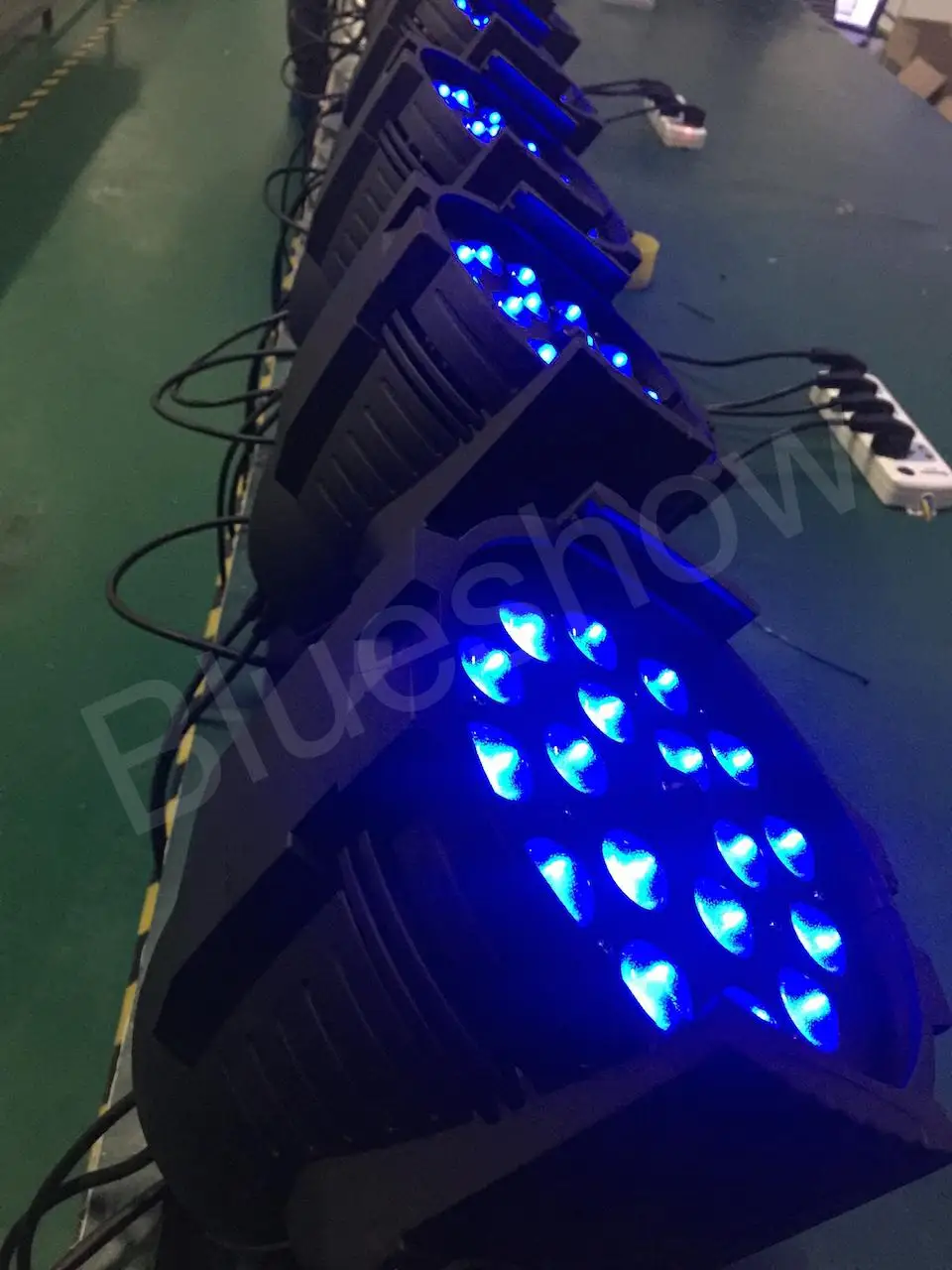 zoom led par light 18x12w rgbwa 5in1 stage disco