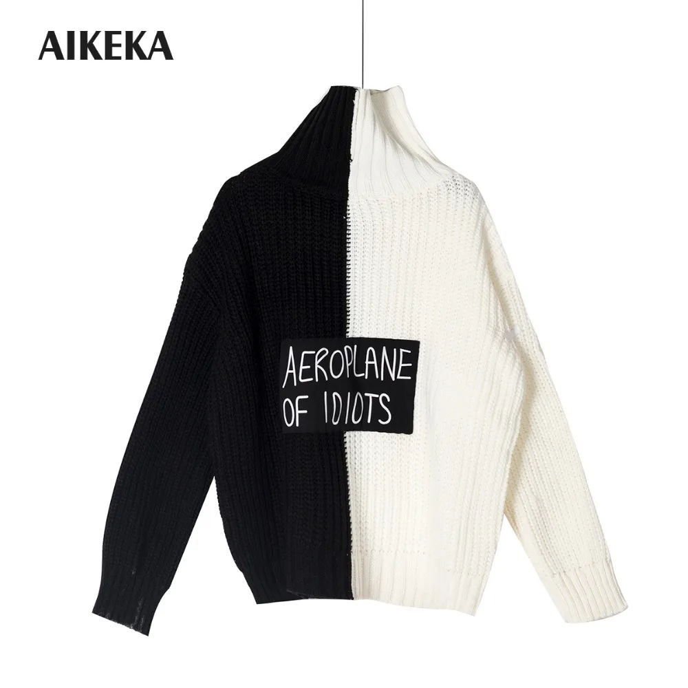 font b Women b font top hit color jumper Turtleneck Knitted Sweater Female Knitted Slim