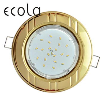 

Ecola GX53-H4 Dual Color slim recessed Ceiling Downlight Round Spotlight Hole Spot lamp GX53 Sockets "6 bands" 36x106mm