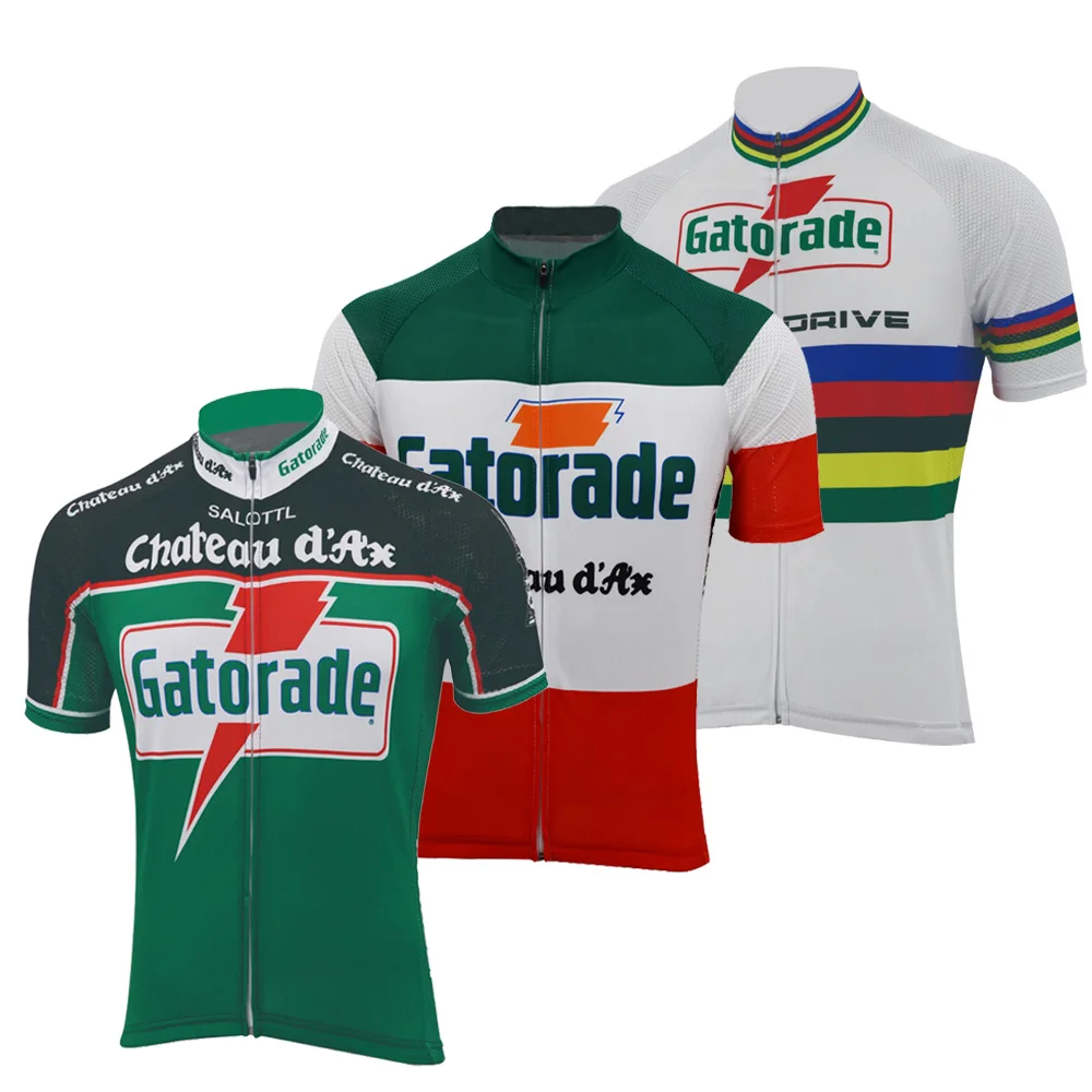 retro cycling jersey 3 styles men short sleeve bike wear summer