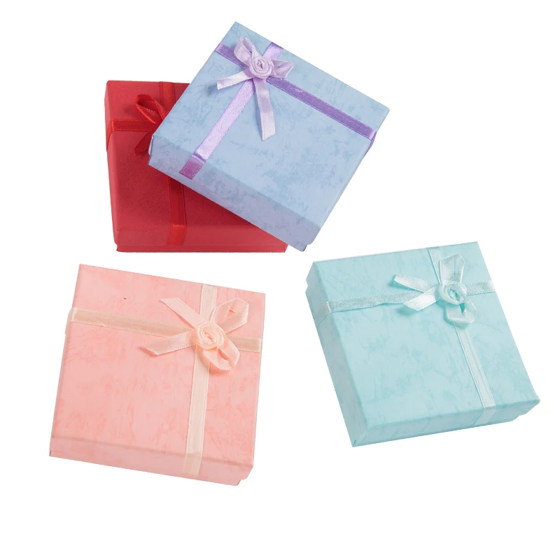 Подарочная коробка для ювелирных изделий 24 шт. 9x9x2 5 см|jewelry set box|ring boxring boxes wholesale |