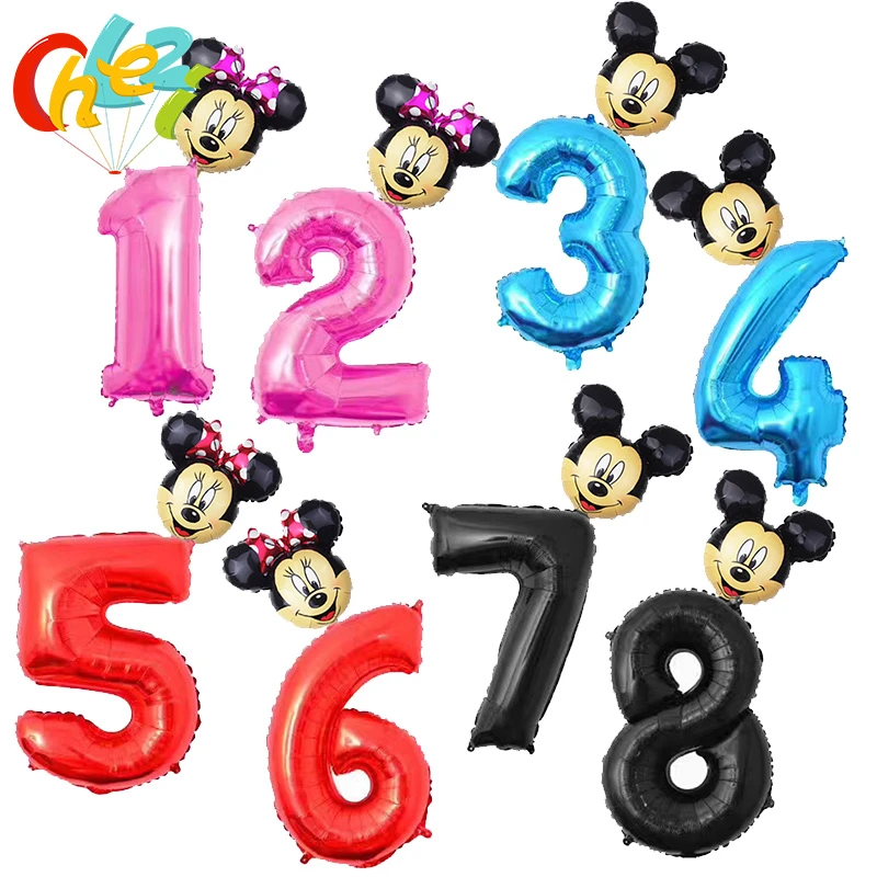Ballons Numeriques En Aluminium 32 Pouces Rose Bleu Rouge Noir Ballon Mickey Minnie De 1 2 3 4 5 6 Ans Decor De Fete D Anniversaire Pour Enfant Garcon Et Fille Aliexpress Ballons Numeriques En Aluminium 32 Pouces Rose Bleu Rouge Noir Ballon Mickey Minnie De 1 2 3 4 5 6 Ans Decor De Fete D Anniversaire Pour Enfant Garcon Et Fille Aliexpress