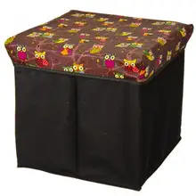 31x31x31 см офсетной печати складная Османской современный стул для дома и сада мини-стул до 80 кг 465-155