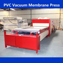

full automation double seat vacuum membrane hot press machine for pvc to wooden door
