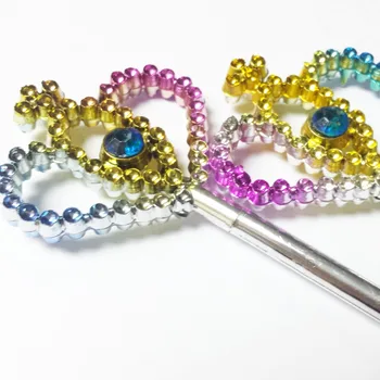 

4X PRINCESS 17cm WAND CROWN E658 of dressup girls costume terria head kids pretend toy Girl TOY gift Birthday Party Favors Pinat