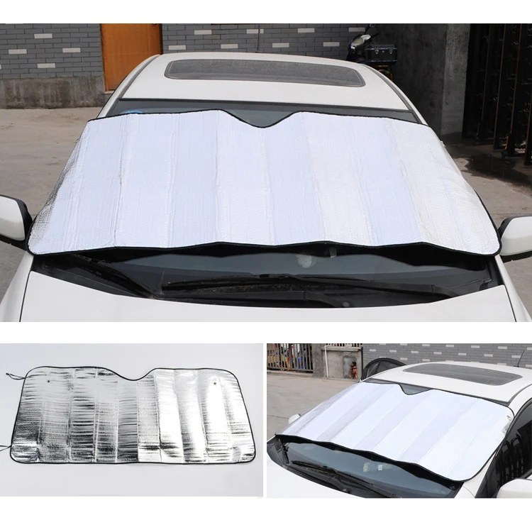 

Car Sunscreen Sun Visor Windshield Shade Shield Foldable Sunshade Cover UV Rays Protector Auto Vehicle Window Cover