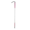 Pink Handle, 110cm-155cm, Aluminum Mobility Folding White Cane for Vision Impaired and Blind People (folds down 4 sections) 2