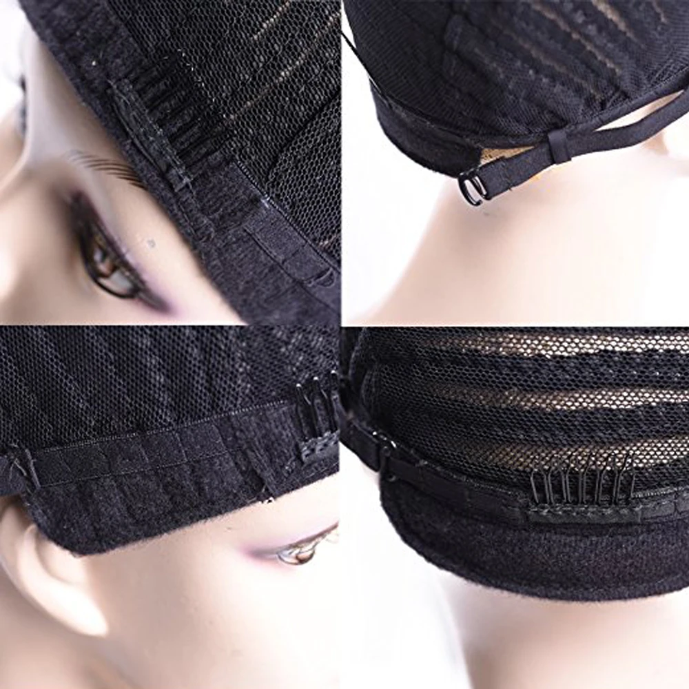 Top Sale Adjustable Black Cornrows Crochet Braid Wig Caps For Sewing Weave and Crochet Braiding Wigs Elastic Hairnet Glueless