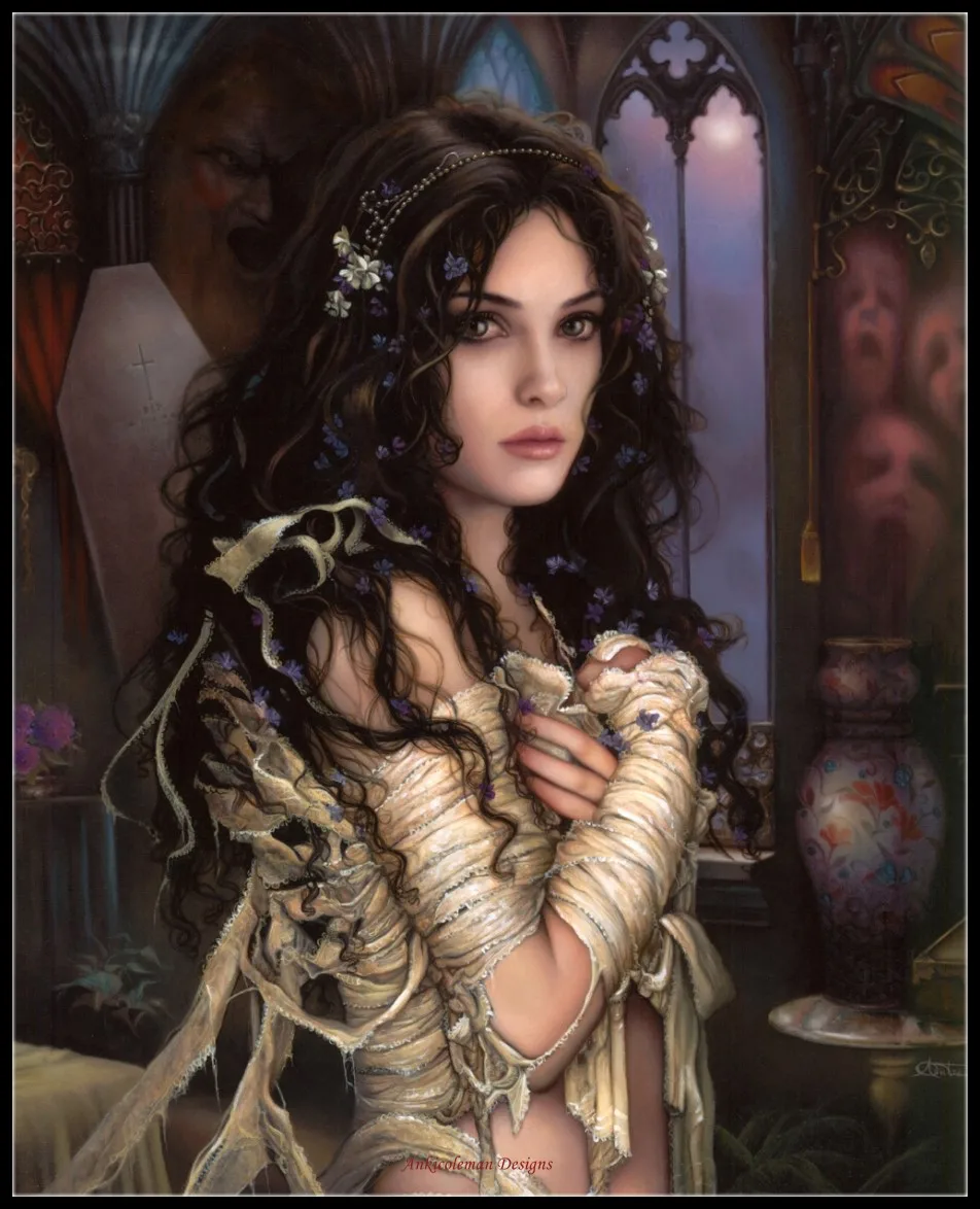 

Counted Cross Stitch Kits Needlework Embroidery - Crafts 14 ct Aida DMC Color DIY Arts Handmade Home Decor - Ligeia