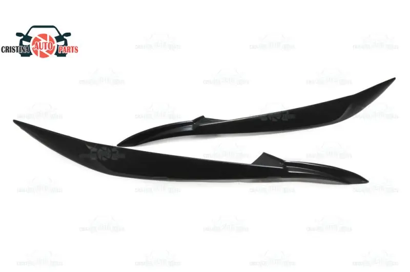 Брови для BMW X6 E71 2008 2014 светодиодный ных фар ресниц пластиковые ABS молдинги
