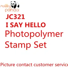 JC321 I SAY HELLO New 2019 Metal Cutting Dies And Stamps Die Cuts Album Paper Embossing Diy Stencil Decorative say hello