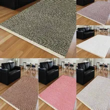 Else 6 цветов заблокированный ikat фиолетовый коричневый зеленый серый белый розовый Противоскользящий килим моющийся декоративный простой краски тканый ковер